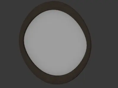 Round Mirror 3D model