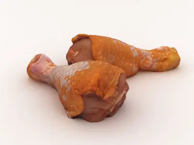 Chicken Drumsticks 3D model