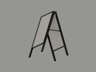 Customer Stopper Low-poly 3D model