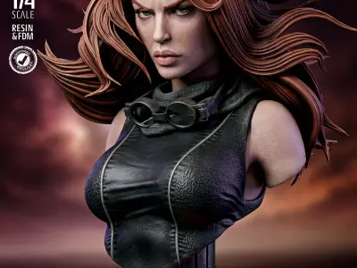 STAR WARS Mara Jade Portrait Bust  3D print model