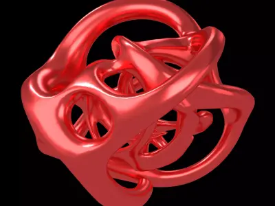 Abstract Shape v40 005 Low-poly 3D model