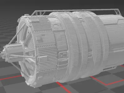 The Expanse Nauvoo Behemoth Medina Station 3d model  3D print model