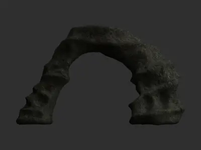 Small Arch - Cave Low-poly 3D model