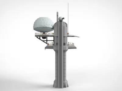 radar platform 4 3D model