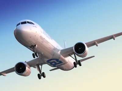  Airbus A321 Neo with interior and cockpit 