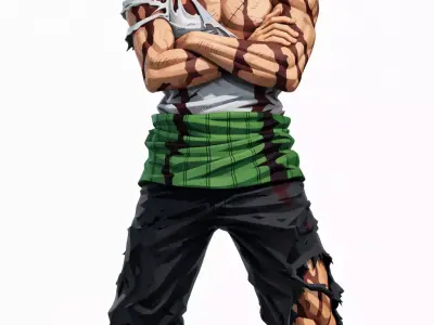 Life-Size Zoro STL 3D print model