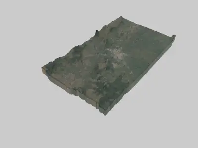 Jabalpur City Low-poly 3D model