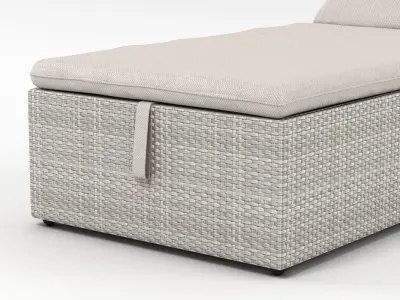 Dedon Lou Lounger 3D model