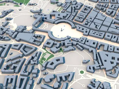 Vatican City Country in Europe 3D model
