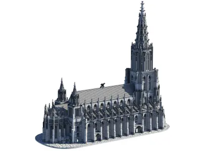 Ulmer Minster 3D model