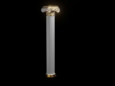 Fantasy Ionic Column 3D model