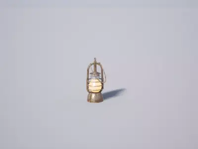 Military Lamp Low-poly 3D model purchase