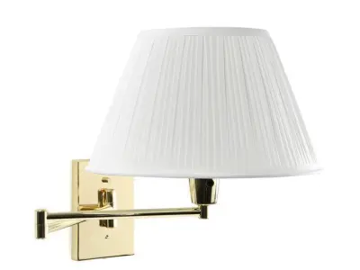 Devin Plug-in Swing Arm Sconce 3D model