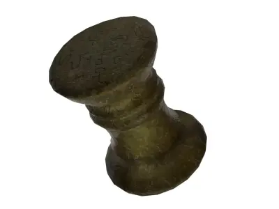 Inca ancient monument Low-poly 3D model