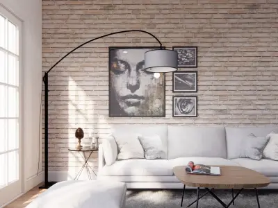 Living Room Set 3D model get