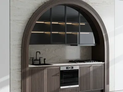 Kitchen Appliance Bosch Kitchen 93 Low-poly 3D model