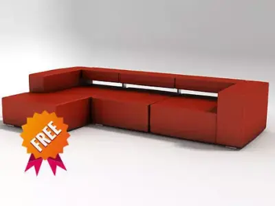 Sofa FSV300 Free 3D model