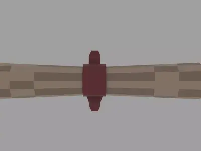 Low Poly Stylized Scroll Game Ready Low-poly 3D model