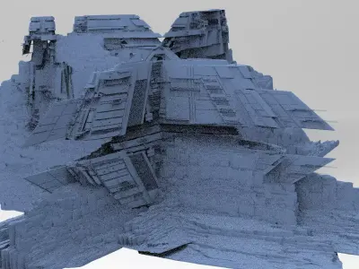Star freighter Tatooine  3D model