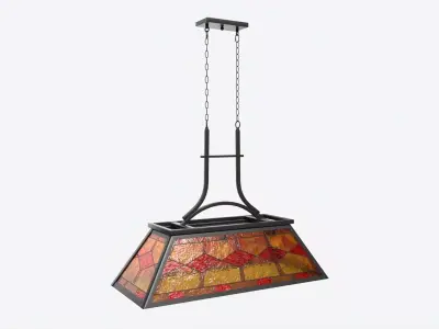 Billiard Hanging Light for 7-9 Foot Table 3D model