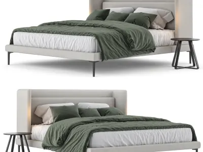  BoConcept Austin Bed Low-poly 3D model