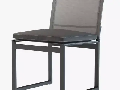 AEGEAN ALUMINUM SIDE CHAIR by restoration hardware 3D model