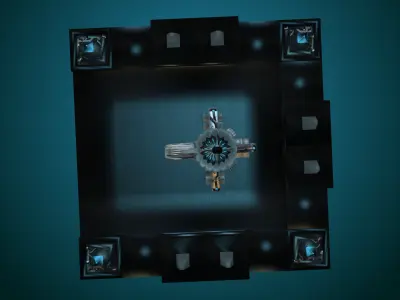 Sci-Fi Structure V 3D model