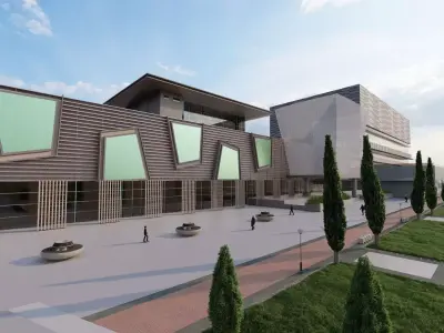 Hospital - Medical Building - 2Ds Plans - 3Ds Files 3D model