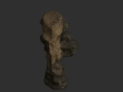 Small Arch - Dirt 2 Low-poly 3D model