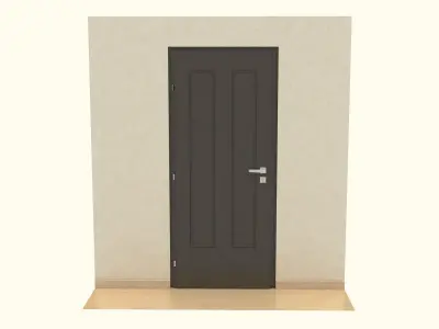 Wooden Door 3D model
