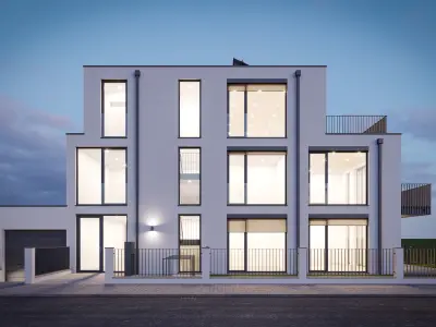 Modern Apartment Building 3D model buy