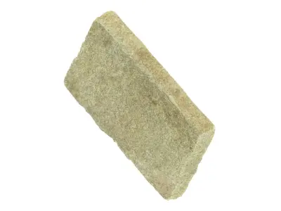 Rectangular Stone Tile Raw Scanned 3D model