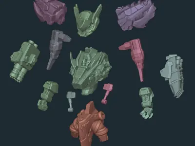 SA-2 Rampage Ver Blackchair 18cm 3D print model