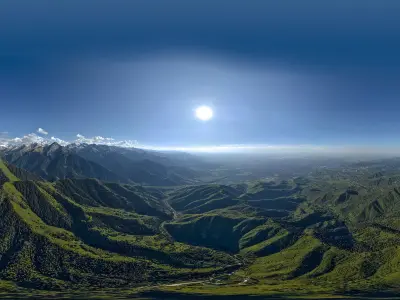 HDR - Kazachka river and mountains Texture