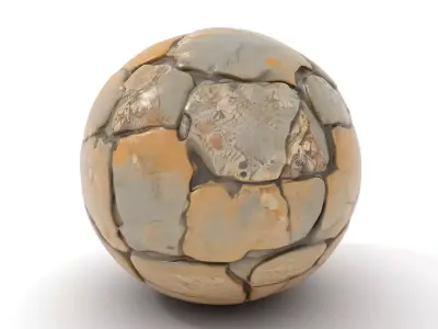 Cracked Stone Surface model pack Texture