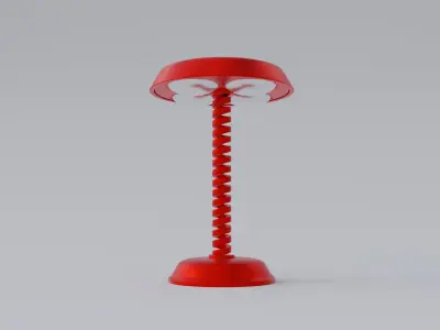Futuristic Table Lamp 3D model