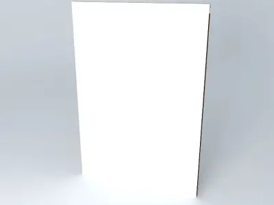 Door w aluminum profile Free 3D model
