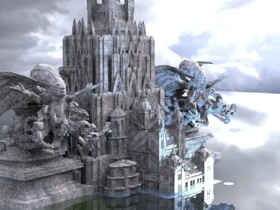 Temple of the Deep Cthulhu 1 3D model