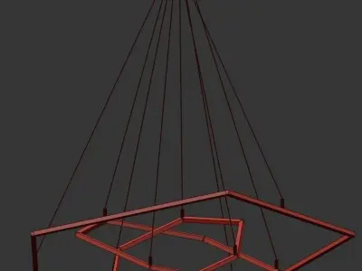 Lasha chandelier 3D model