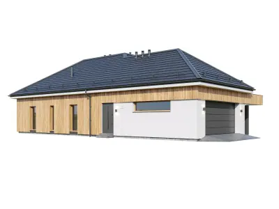 Modern house Kedra 3D model