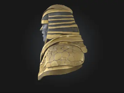 Galactic Conqueror  Armored Sci-Fi Character Model  3D model