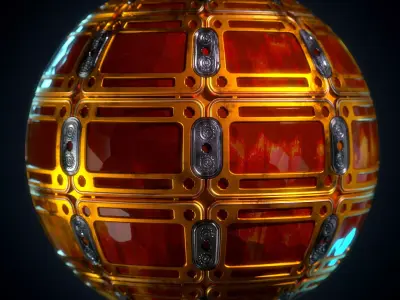 Crystal material VOL 20 -  Sbsar - Maps Texture