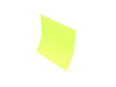 Memo Note v1 003 Low-poly 3D model