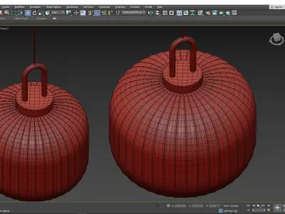 FRIST chandelier  Low-poly 3D model