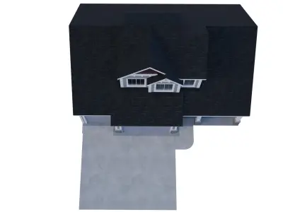 Suburban House One story 3D model