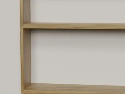 Wall Shelf Free low-poly 3D model