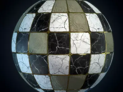 Stone Floor Wall material - VOL 02 - Maps - SBsar Texture
