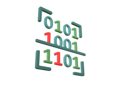 Data Scan Icon v1 004 Low-poly 3D model