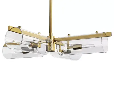 Mitzi Ariel Chandelier Low-poly 3D model