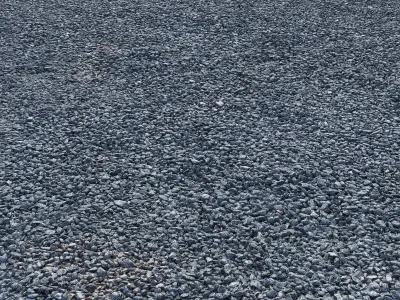 Blue crushed stone 3D model